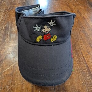 Walt Disney World Kids Visor Navy Summer Sunshine Beach Park Outdoors One Size